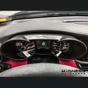 Alfa Romeo Giulia Instrument Cluster Cover - Carbon Fiber - Non-QV Model