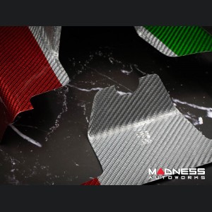 Alfa Romeo Giulia Interior Mirror Holder Frame - Carbon Fiber - Italian Theme