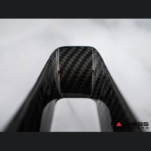 Alfa Romeo Giulia Steering Wheel Trim - Carbon Fiber - Lower Trim Piece - Feroce Carbon