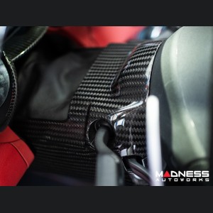 Alfa Romeo Giulia Steering Wheel Trim - Carbon Fiber - Shroud - LHD