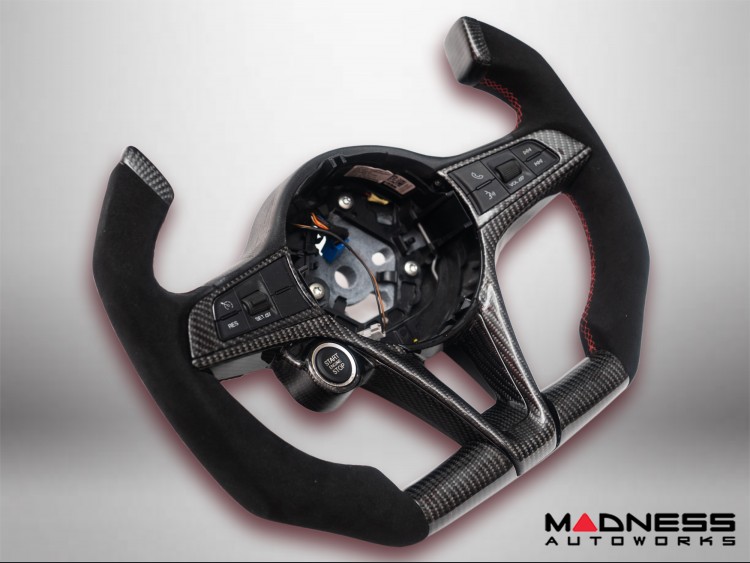 Alfa Romeo Stelvio Custom Steering Wheel - Carbon Fiber - F1 Style - Non QV Models