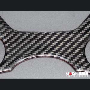 Alfa Romeo Giulia Gear Selector Trim Kit - Carbon Fiber - Flexible / Self Adhesive