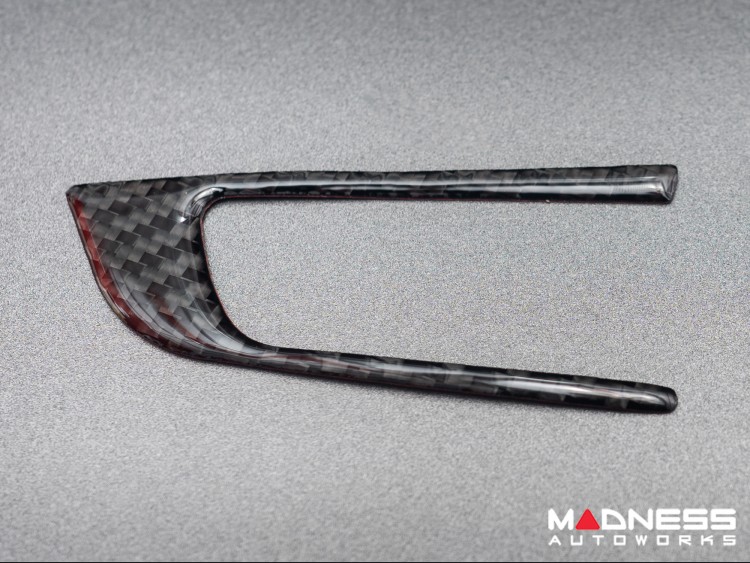 Alfa Romeo Stelvio Steering Wheel Trim Kit - Carbon Fiber - Flexible / Self Adhesive 