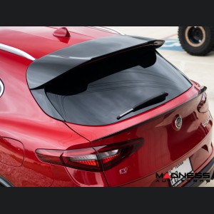 Alfa Romeo Stelvio Rear Spoiler - Carbon Fiber - Mid Spoiler