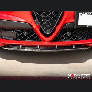  Alfa Romeo Stelvio Front Splitter - Carbon Fiber - Quadrifoglio