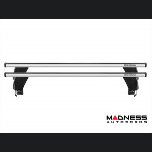 Dodge Hornet Roof Rack Cross Bars - for models w/o factory roof rails - Silver
