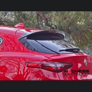 Alfa Romeo Stelvio Roof Spoiler - Carbon Fiber - Stile Italia 