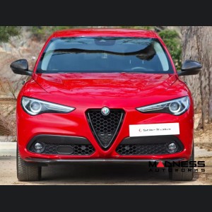 Alfa Romeo Stelvio Front Spoiler - Carbon Fiber - Stile Italia 