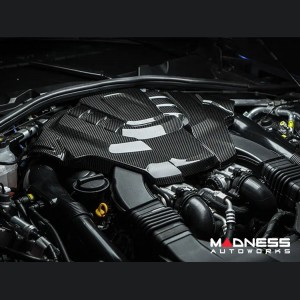 Alfa Romeo Stelvio Engine Cover - Carbon Fiber - Quadrifoglio 
