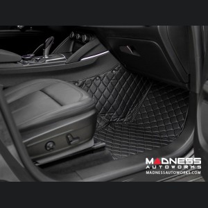 Jeep Renegade Floor Liner Set - Black w/ Black Stitching