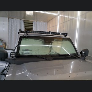 Ford Bronco Sunshade - BlackOut Sunshades - Foldable Double Circle Design 