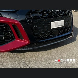 Audi RS3 Front Splitter Lip - Carbon Fiber - 2021+ models