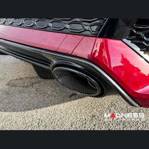 Audi RS3 Rear Diffuser Side Trim - Carbon Fiber - 2021+ models