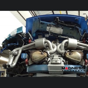 Audi R8 Performance Exhaust - Rear Section w/ Vacuum Operated Valve - Dual Exit - Evo Line