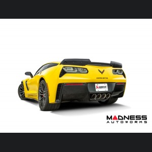 Chevrolet Corvette Performance Exhaust - C7 Z06 - Akrapovic - Slip-On Line - Carbon Fiber Tips