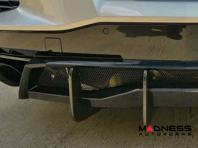 Chevrolet Corvette C8 Carbon Fiber Rear Diffuser Fins - Anderson Composites 