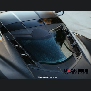Chevrolet Corvette C8 Carbon Fiber Rear Hatch Vents - Anderson Composites 