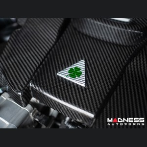 Alfa Romeo Giulia Quadrifoglio Carbon Fiber Air Intake & Engine Cover Kit - Corsa Forza Performance