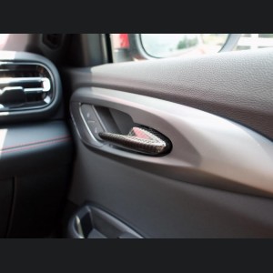 Dodge Hornet Interior Door Handle Trim Set - Carbon Fiber