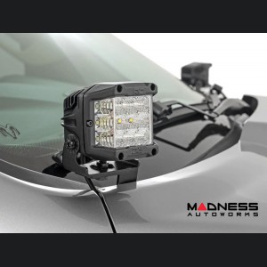 Dodge Ram 1500 Lighting Upgrade - Ditch Light Kit - Black Series LED w/ White DRL