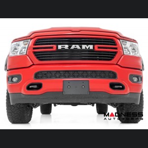 Dodge Ram 1500 4WD Tow Hook Brackets - w/ Bezels