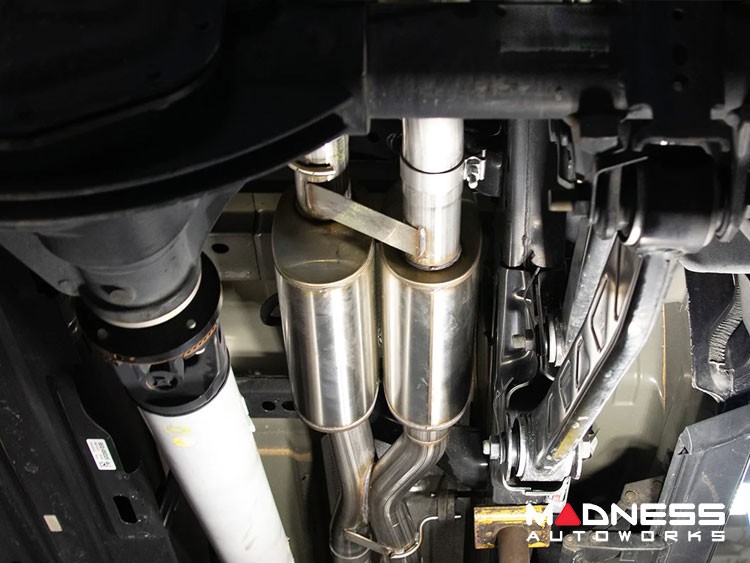 Dodge Ram1500 TRX Performance Exhaust by Corsa Performance - Cat Back - Dual Exit - Xtreme - Gunmetal Tips
