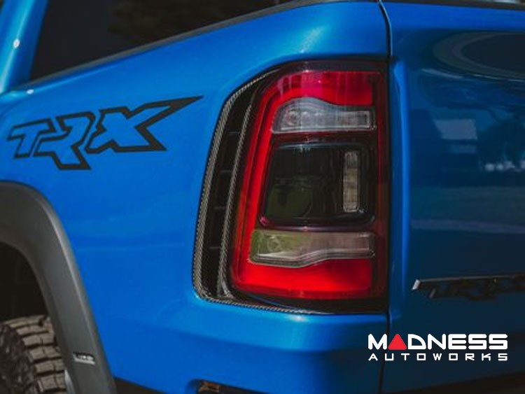 Dodge Ram TRX Tail Light Trim - Carbon Fiber - Anderson Composites 
