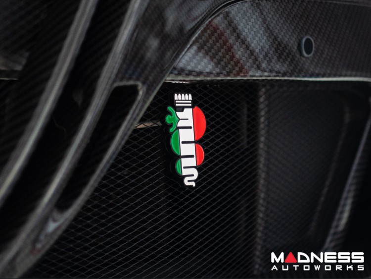 Alfa Romeo Emblem - Biscione - 3D - Large - Bolt On 