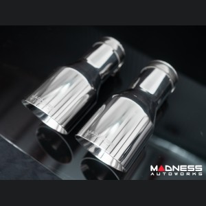 Alfa Romeo Giulia Performance Exhaust - 2.0L - MADNESS - Monza - Stainless Steel Tips