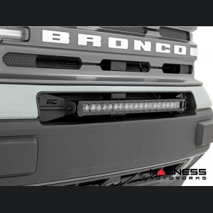 Ford Bronco Sport Front Bumper Light Bar Mount w/ 20" Single Row Black Series LED