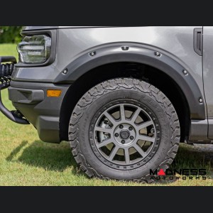 Ford Bronco Sport Fender Flare Kit - Chrome Rivets - Rough Country