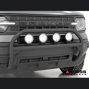 Ford Bronco Sport Front Bull Bar w/ Four 4" Round LED Lights