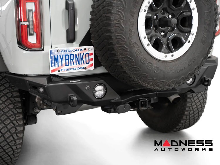 White Krawler Ford Bronco Bumper - Rear - ADD - Krawler , R230210030103