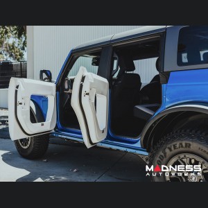 Ford Bronco Halo Doors - Anderson Composites - 4 Door - Fiberglass with Carbon Fiber Inserts - Rear