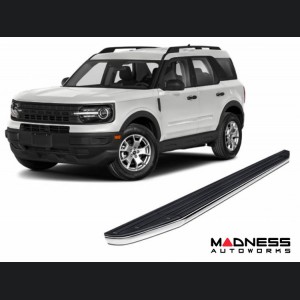 Ford Bronco Sport Running Boards - Premium - Black w/ Chrome Trim