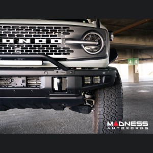 Ford Bronco Light Upgrade - DV8 - LED Pod Factory Bumper Mount Kit