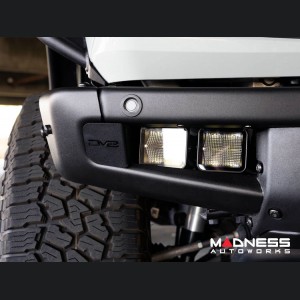 Ford Bronco Light Upgrade - DV8 - LED Pod Factory Bumper Mount Kit