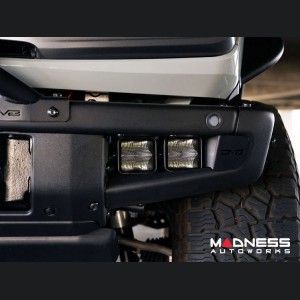 Ford Bronco Light Upgrade - DV8 - LED Pod Factory Bumper Mount Kit