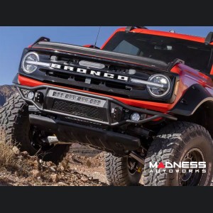 Ford Bronco Front Bumper - Metal Masher - Textured Black - Havoc 