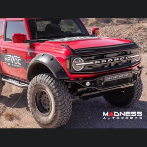 Ford Bronco Front Bumper - Metal Masher - Textured Black - Havoc 