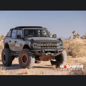 Ford Bronco Front Bumper - Steel Bender - Textured Black - Havoc 