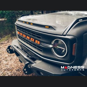 Ford Bronco Front Bumper - Steel Bender - Textured Black - Havoc 