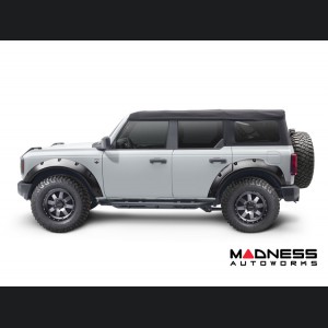 Ford Bronco Rock Sliders - 4 Door - Trailcrawler - Textured Black - Havoc 