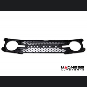 Ford Bronco Front Grille - OEM High End Style - IAG - I-Line - Gloss Black