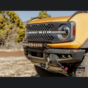 Ford Bronco Light Upgrade - Front Bumper Light Bar Mount - for 30" Flex Era LED Light Bar - Modular Bumper