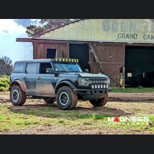 Ford Bronco Light Upgrade - Front Bumper Bar - Gravity LED Pro6 39" Light Bar - Modular Bumper