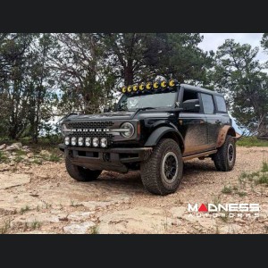 Ford Bronco Light Upgrade - Front Bumper Bar - Gravity LED Pro6 39" Light Bar - Modular Bumper