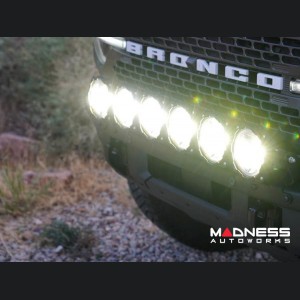 Ford Bronco Light Upgrade - Front Bumper Bar - Gravity LED Pro6 39" Light Bar - Modular Bumper