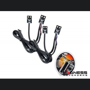 Ford Bronco Sport Headlight LED Kit - Colorshift DRL w/ Halo Kit  - RF Controller