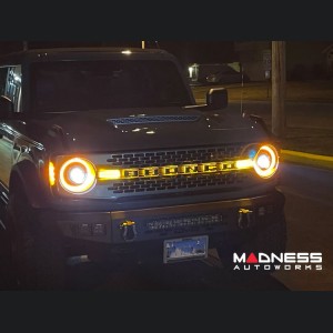 Ford Bronco Head Lights - Oculus Bi-LED Projector - Oracle - Switchback